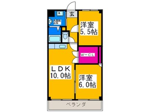 キュ－ピッドコ－トの物件間取画像